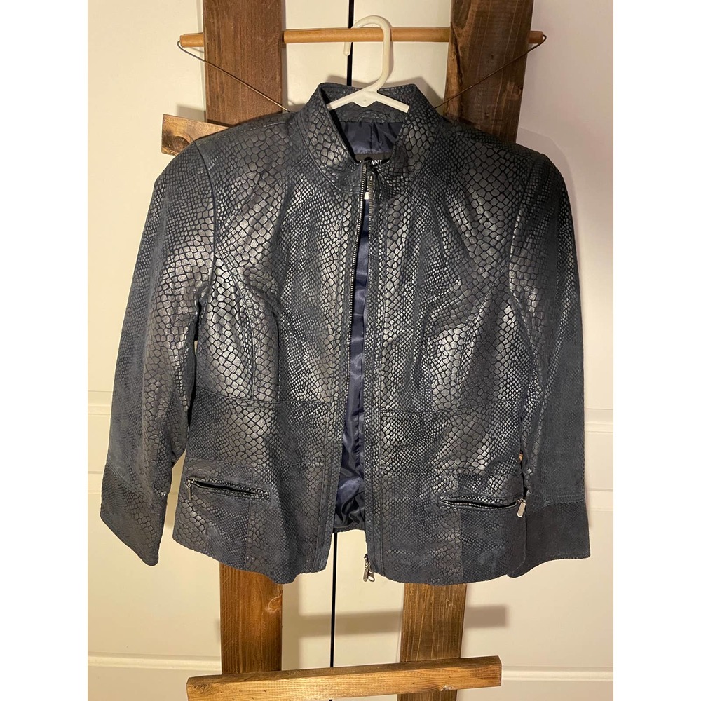 Alfani Petite Genuine Leather